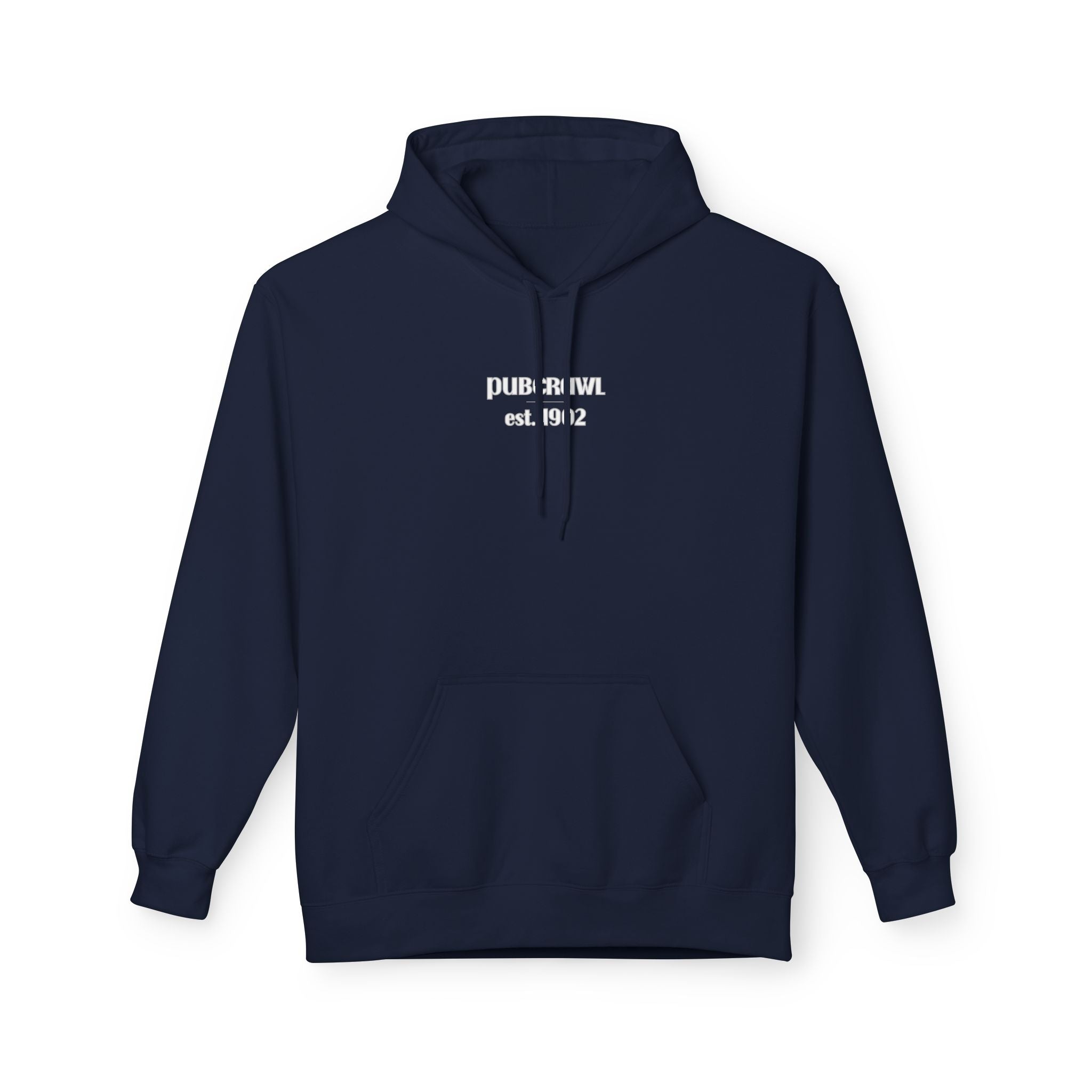 920 Pub Crawl Hoodie | Oshkosh Bar Design | White Lettering