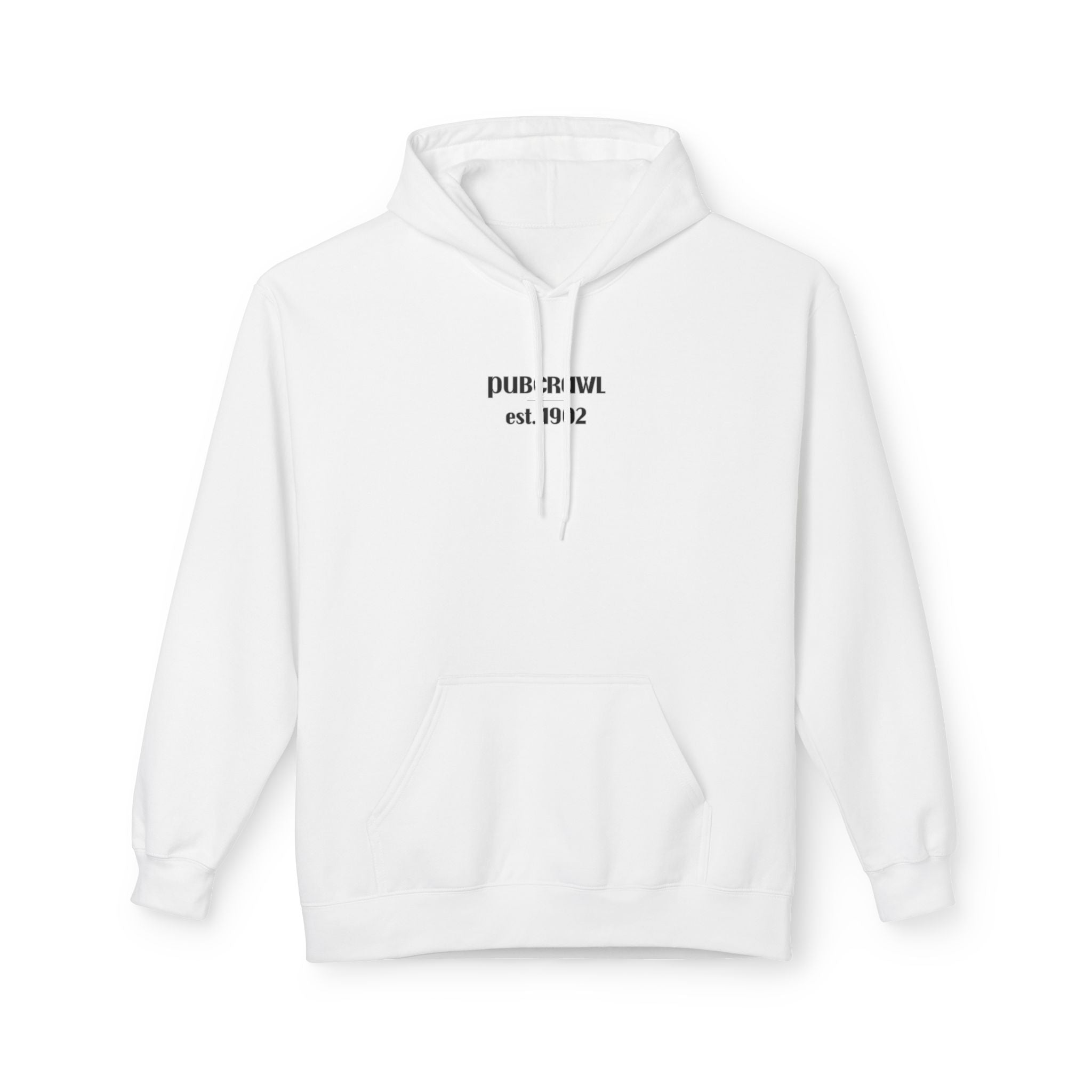 920 Pub Crawl Hoodie | Oshkosh Bar Design | Black Lettering