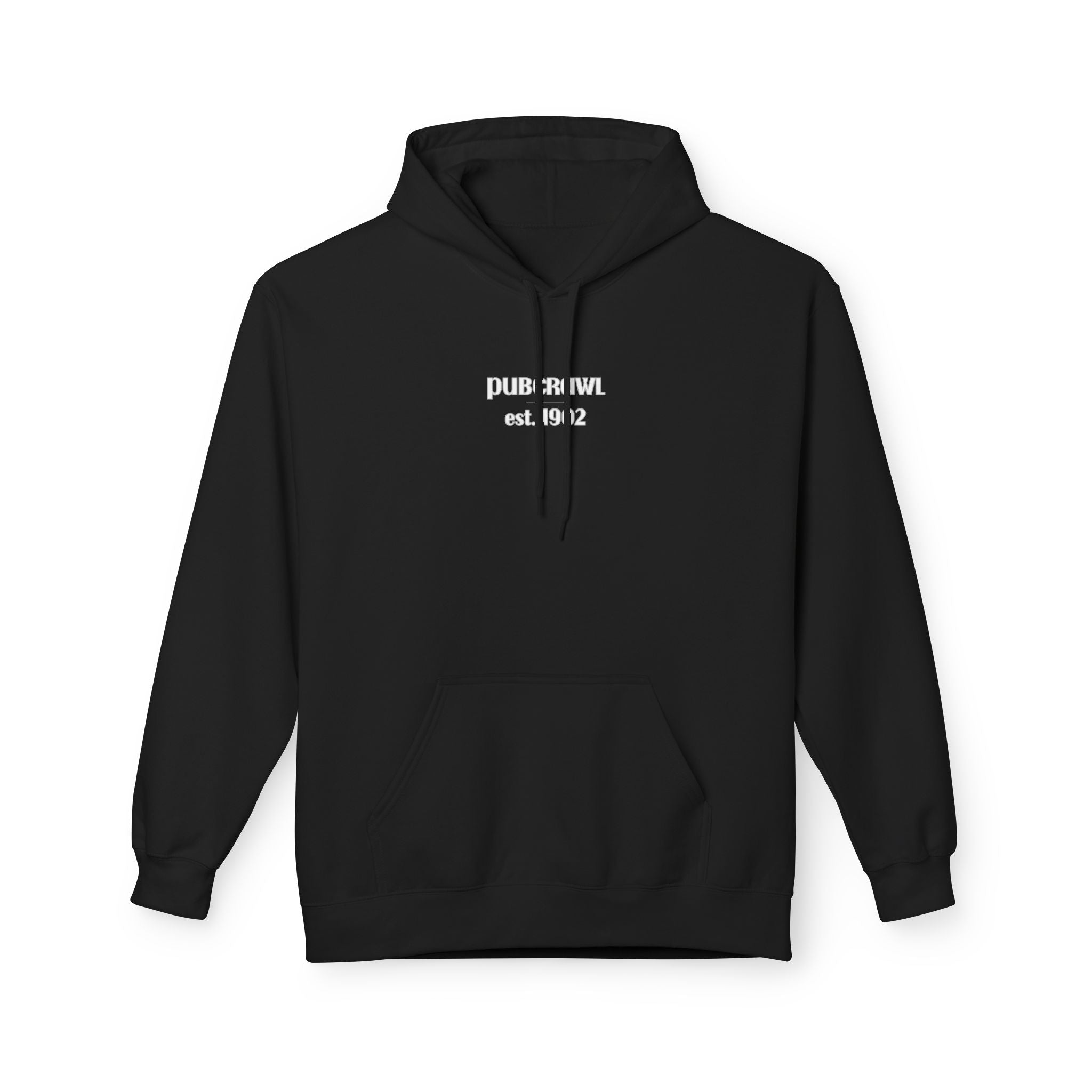 920 Pub Crawl Hoodie | Oshkosh Bar Design | White Lettering