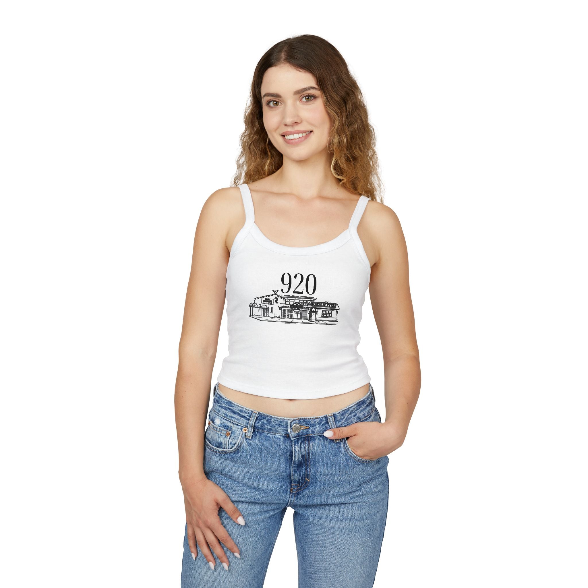 920 Pub Crawl Tank Top | Oshkosh Bar Design | Black Lettering