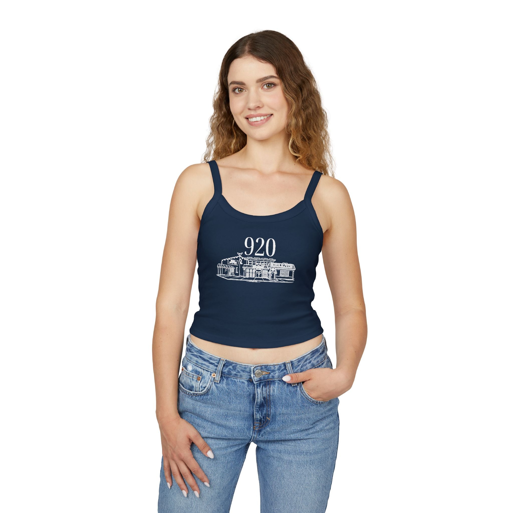 920 Pub Crawl Tank Top | Oshkosh Bar Design | White Lettering