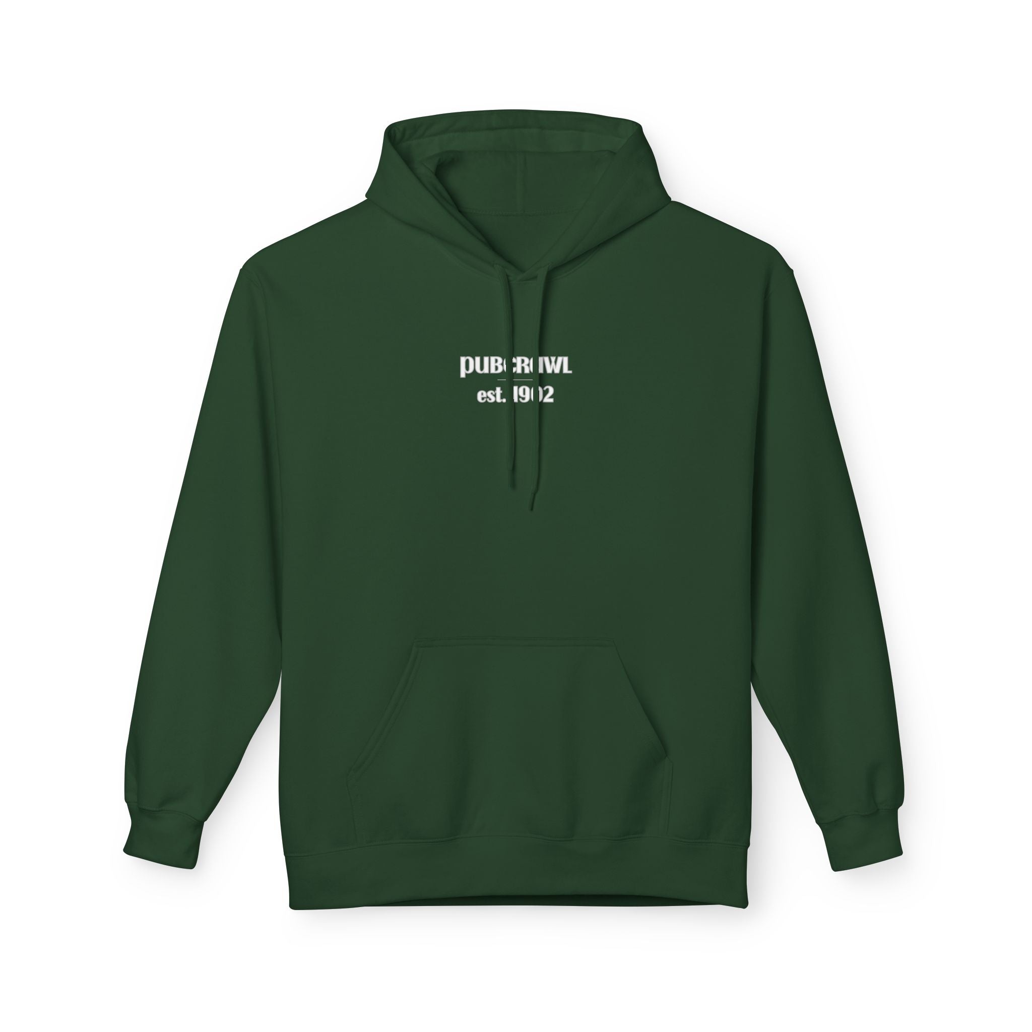 920 Pub Crawl Hoodie | Oshkosh Bar Design | White Lettering